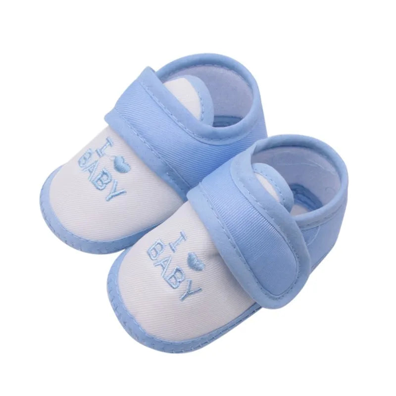 Baby Shoes Boy Girl Casual Anti-slip Sneaker Toddler Classic Letter Pattern Soft Bottom Shoe Infant Prewalker First Walkers