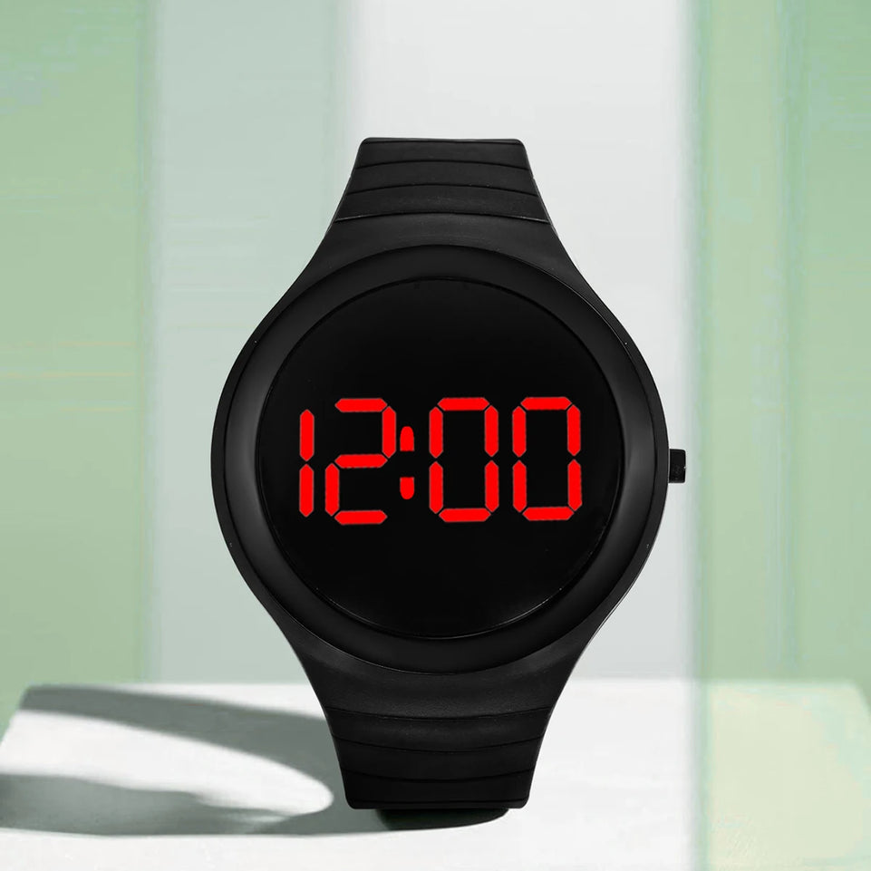 New Boys and Girls Sports Electronic Watch for Students Simple and Casual Round Watch Suitable for Daily Life
