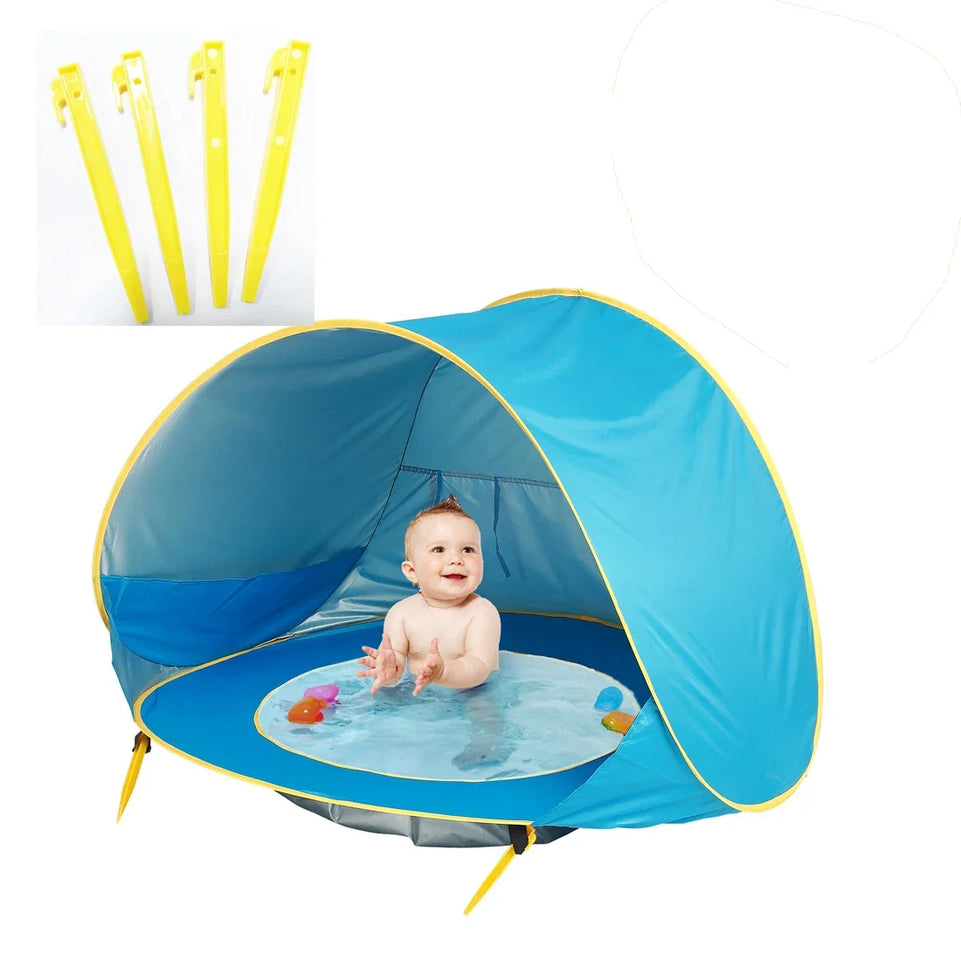 Baby Beach Tent Portable Shade Pool UV Protection Sun Shelter For Infant Outdoor Toys Child Swimming Pool Play House Tent Toys