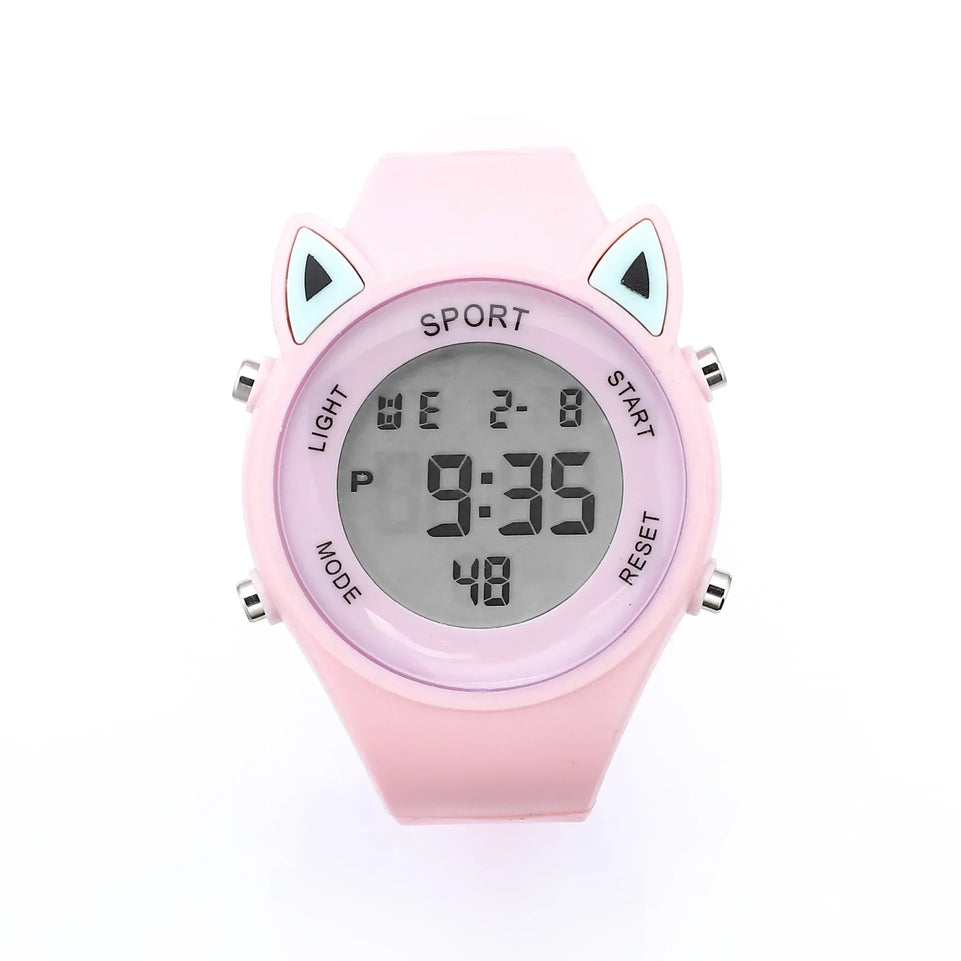 Children's Electronic Watches For Girls And Boys Analog Digital Sport Led Electronic Waterproof 3bar Wrist Watch Kids Relogio