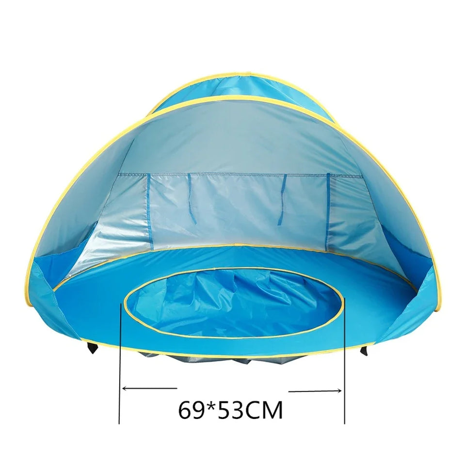 Baby Beach Tent Portable Shade Pool UV Protection Sun Shelter For Infant Outdoor Toys Child Swimming Pool Play House Tent Toys