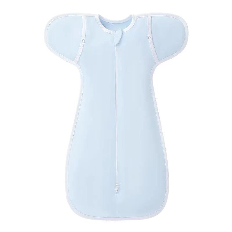 Baby Sleeping Bag Newborn Baby Swaddle Sleeveless Sleep Sack Summer Thin Cotton Soft 2-Ways Zipper Diaper Changing