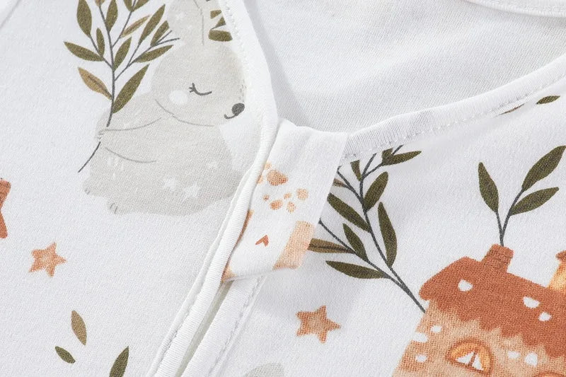 Baby Sleeping Bag, Suitable For Summer, Newborns, One-piece Design, Anti-startle, Long Sleeves, Pure Cotton, Suitable For Spring
