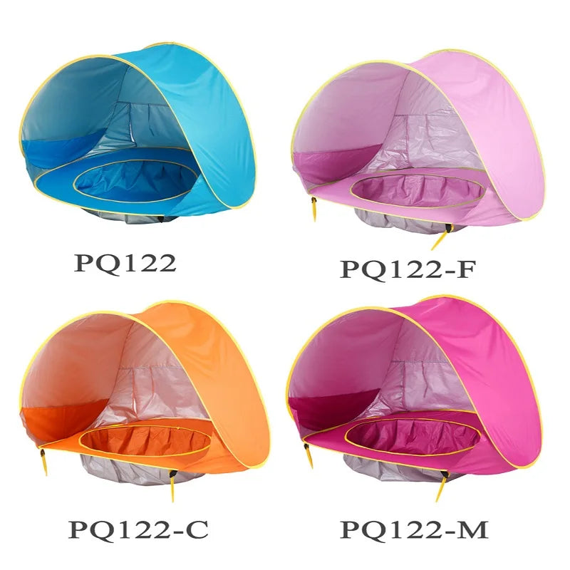 Baby Beach Tent Portable Shade Pool UV Protection Sun Shelter For Infant Outdoor Toys Child Swimming Pool Play House Tent Toys