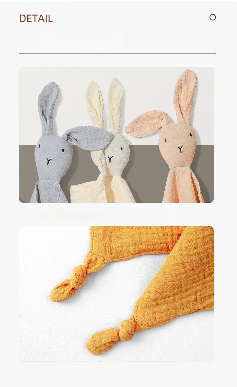 Baby Cotton Gauze Comforter Blanket Soft Newborn Sleeping Dolls Kids Fashion Sleep Toy Soothe Appease Towel Bibs Muslin Blankets
