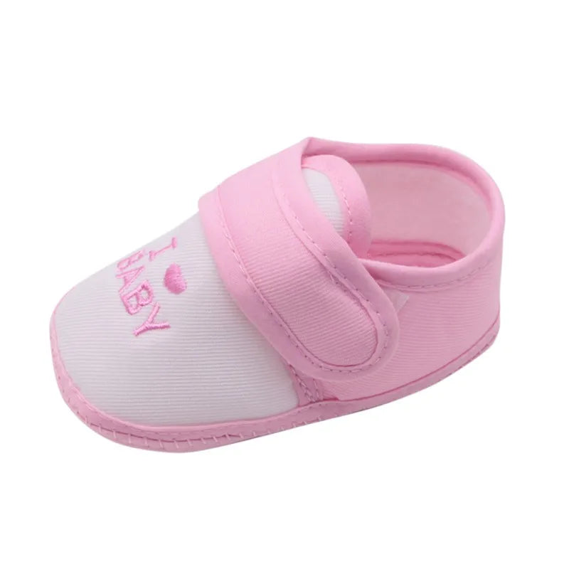 Baby Shoes Boy Girl Casual Anti-slip Sneaker Toddler Classic Letter Pattern Soft Bottom Shoe Infant Prewalker First Walkers