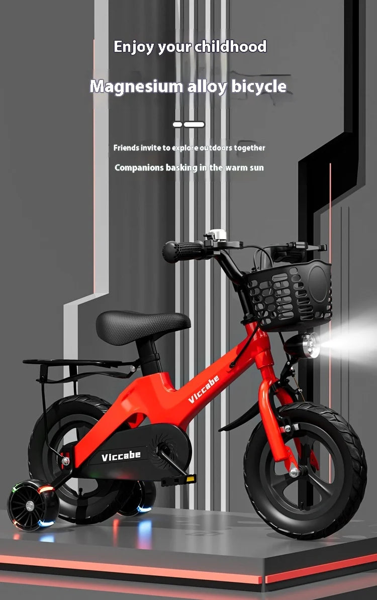 Children's Bicycle Magnesium Alloy3-10New Model Baby Bike Toddler