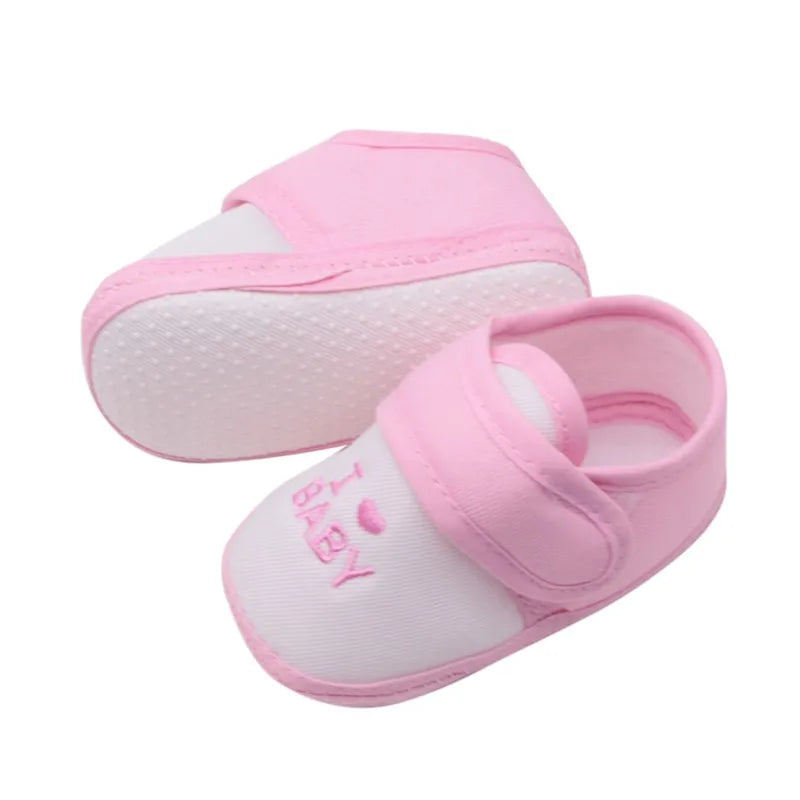 Baby Shoes Boy Girl Casual Anti-slip Sneaker Toddler Classic Letter Pattern Soft Bottom Shoe Infant Prewalker First Walkers