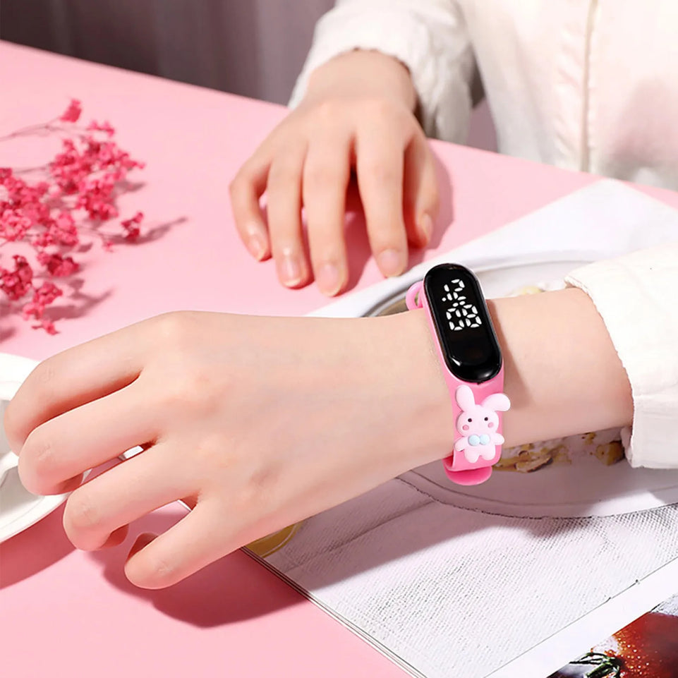Children Watch Birthday Gift For Child Boy Girl Smart Led Digital Cartoon Kids Watch Waterproof Bracelet Wristwatch Reloj NiñO