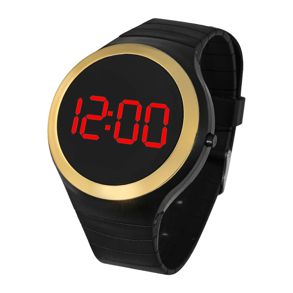 New Boys and Girls Sports Electronic Watch for Students Simple and Casual Round Watch Suitable for Daily Life