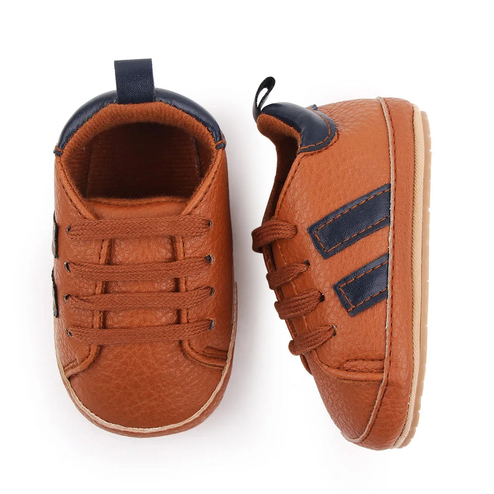 Baby Casual Shoes for Spring and Autumn TPR Sole Anti-slip High Quality PU Hot Selling Multiple choice 2023 Baby New Fashion