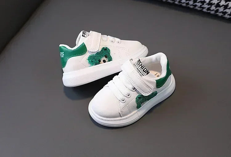 Baby Shoes Newborn Infant Toddler Casual Flat Round Toe Stylish Boys Girls Cotton Sole PU Leather Sneakers First Walkers Sports