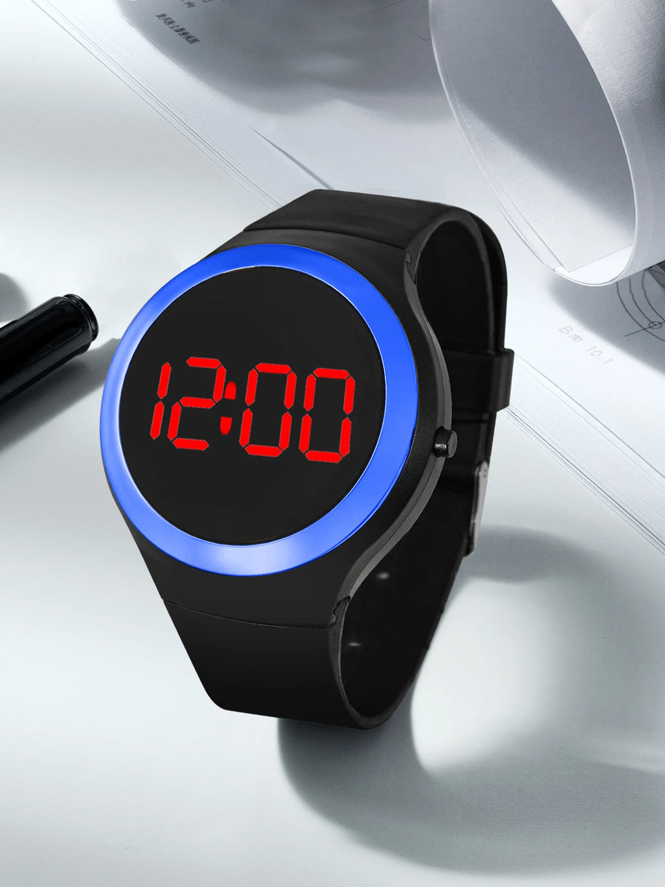 New Boys and Girls Sports Electronic Watch for Students Simple and Casual Round Watch Suitable for Daily Life