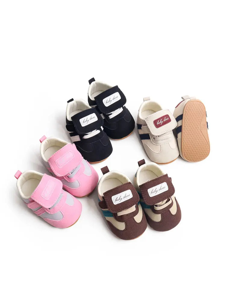 Baby Shoes - Spring And Autumn New Style Walking Shoes, Retro Style Shoes, Boys' And Girls' Baby Casual Anti-Slip Shoes