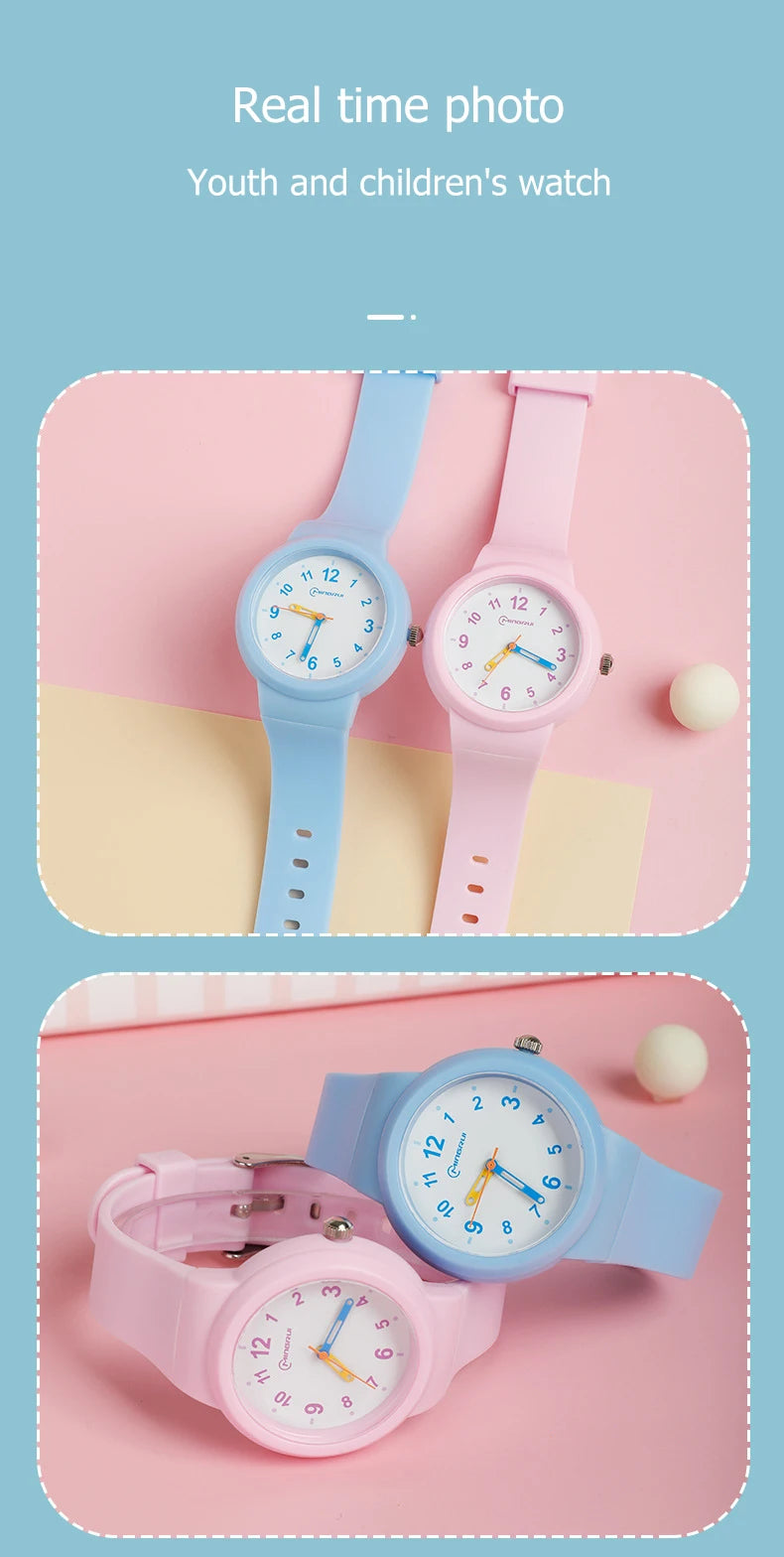 UTHAI CA03 3-12 Year Old Children's Watch Fashion Simple Sports Comfortable Waterproof High Boys Girls Quality Quartz Watches