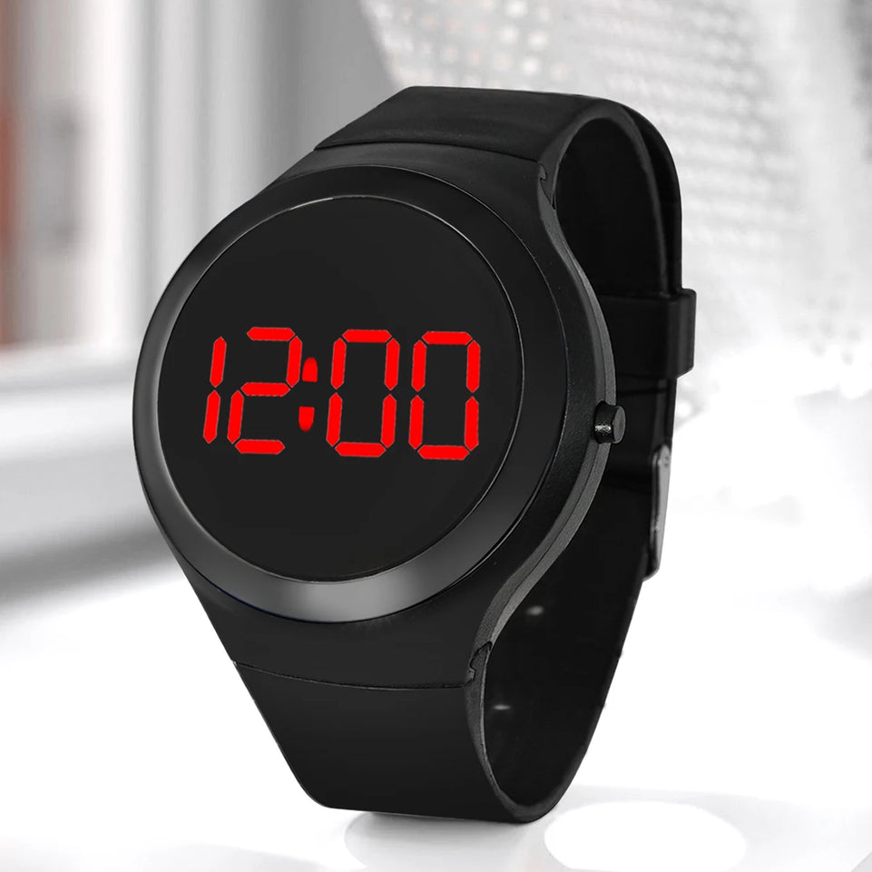 New Boys and Girls Sports Electronic Watch for Students Simple and Casual Round Watch Suitable for Daily Life