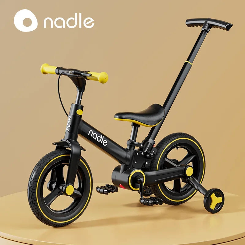 Children's bicycle balance bike 2-in-1 1-3 1-6-year-old girl boy pedal folding bike