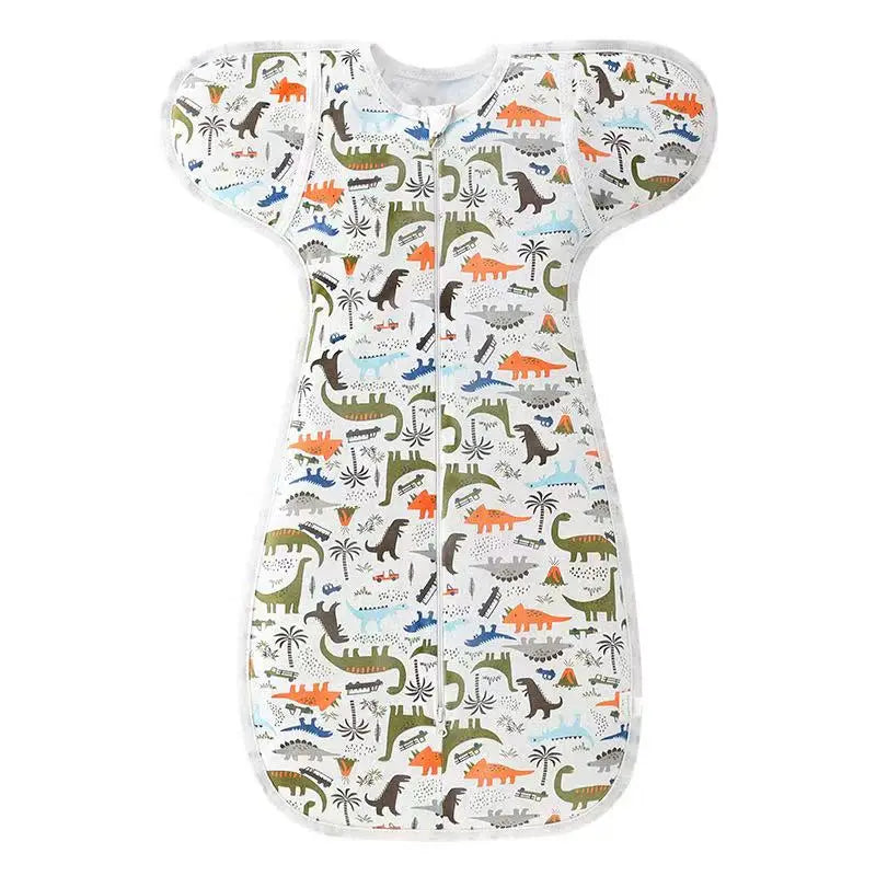Baby Sleeping Bag Newborn Baby Swaddle Sleeveless Sleep Sack Summer Thin Cotton Soft 2-Ways Zipper Diaper Changing