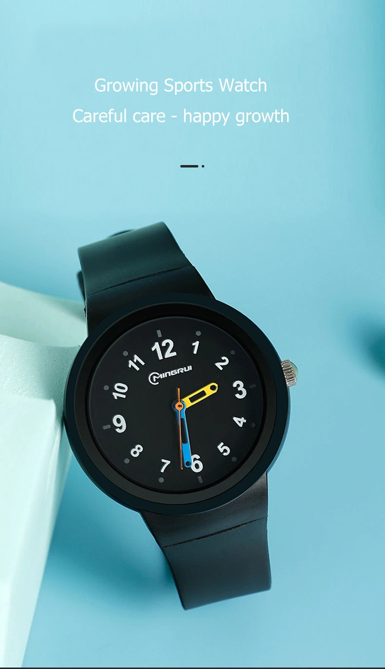 UTHAI CA03 3-12 Year Old Children's Watch Fashion Simple Sports Comfortable Waterproof High Boys Girls Quality Quartz Watches