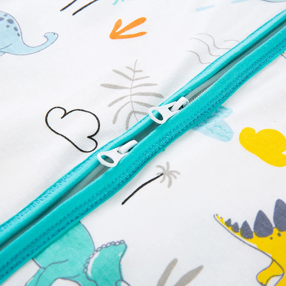 Baby Sleeping Bag For Newborn Baby Wearable Blanket 0.5 Tog Summer 100% Cotton Print Vest Sleep Sack Baby Boys Girls 0-3 Years