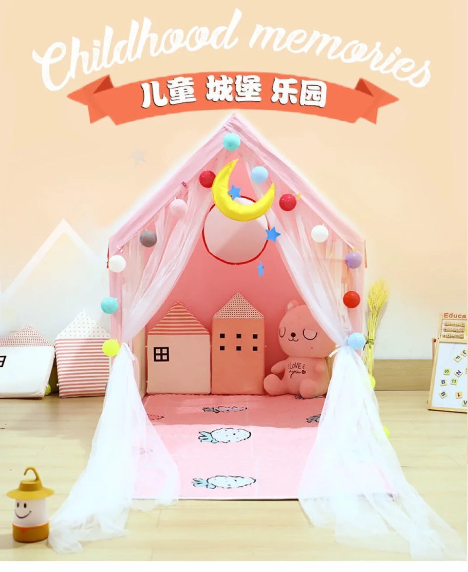 New Baby Tent Children's Home Girl's Small House Children's Entertainment Game House Baby Outdoor Play Amusement Park Game Tent