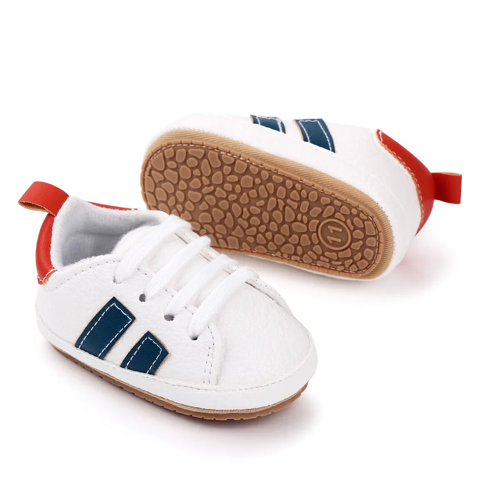 Baby Casual Shoes for Spring and Autumn TPR Sole Anti-slip High Quality PU Hot Selling Multiple choice 2023 Baby New Fashion
