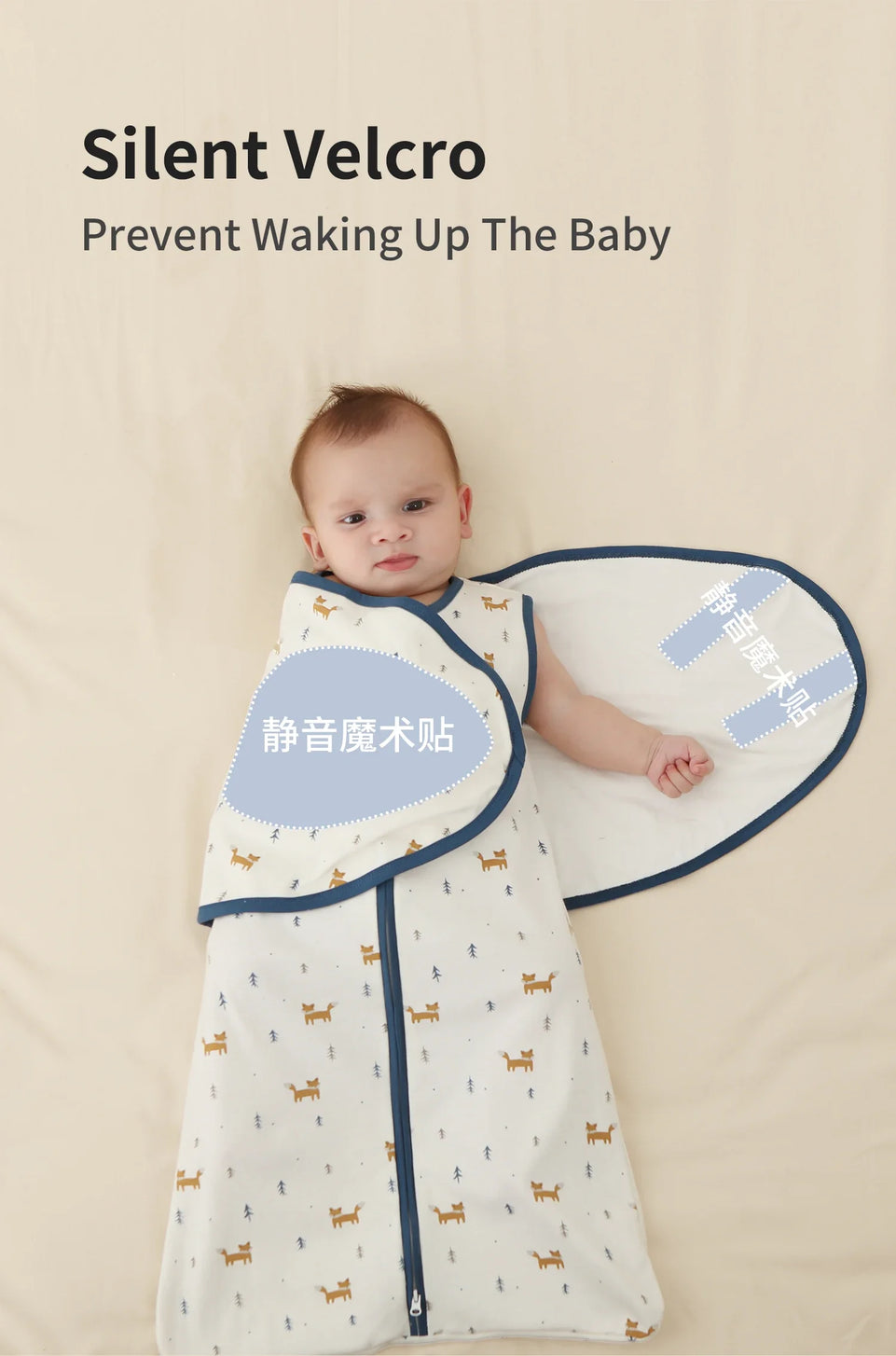 Baby Sleeping Bag For Newborn Summer Thin Soft Cotton Boys Girls Wrap Sleepwear 0-3M Adjustable Breathable Baby Swaddle Blanket