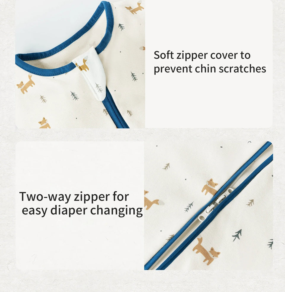 Baby Sleeping Bag For Newborn Summer Thin Soft Cotton Boys Girls Wrap Sleepwear 0-3M Adjustable Breathable Baby Swaddle Blanket