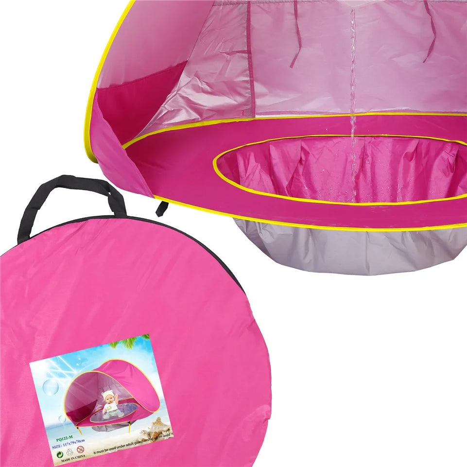Baby Beach Tent Portable Shade Pool UV Protection Sun Shelter For Infant Outdoor Toys Child Swimming Pool Play House Tent Toys