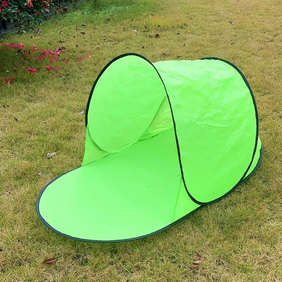 Mini Beach Tent Pop Up Portable Sun Awning Tent Outdoor Garden Camping for Baby Pets UV-protecting Shelter Windproof Sand-Proof
