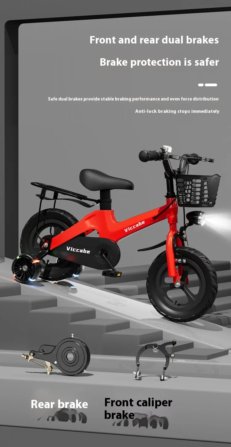 Children's Bicycle Magnesium Alloy3-10New Model Baby Bike Toddler